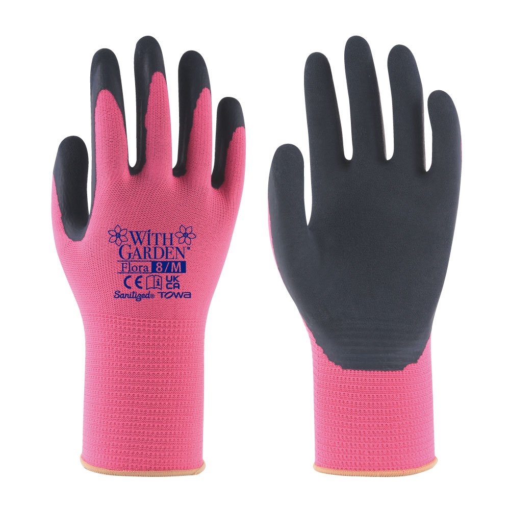 Towa Flora Rose Pink Gardening Gloves